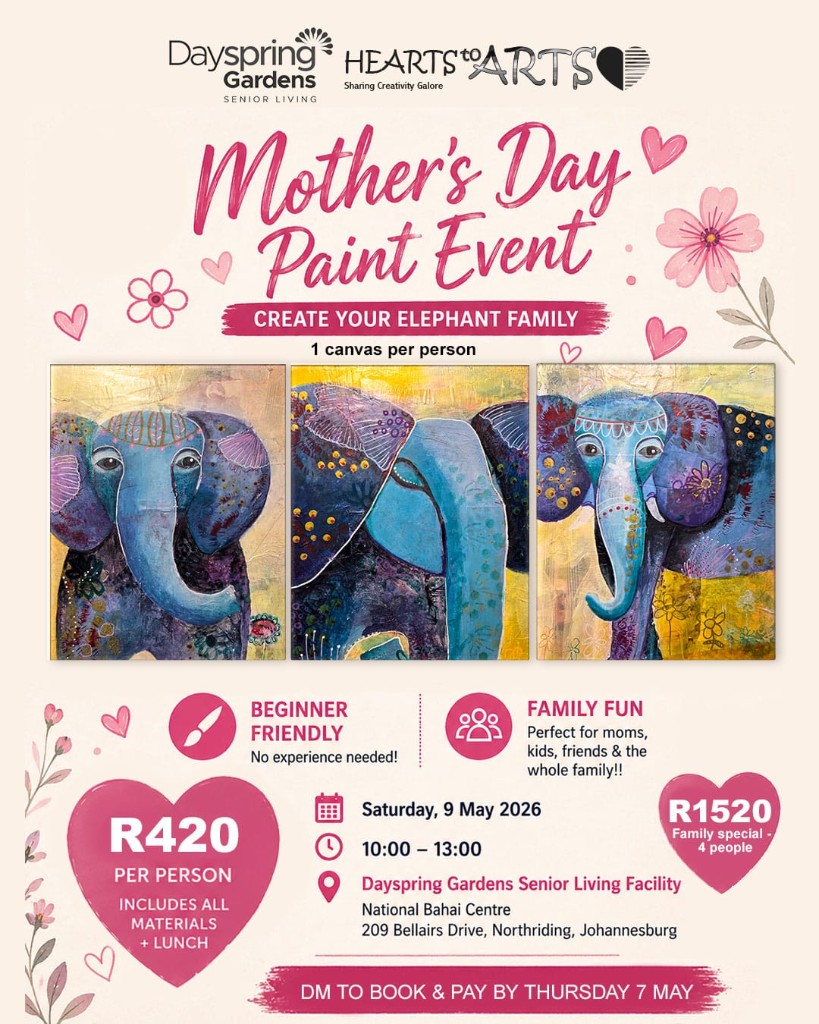 Mother's Day Paint Event flyer